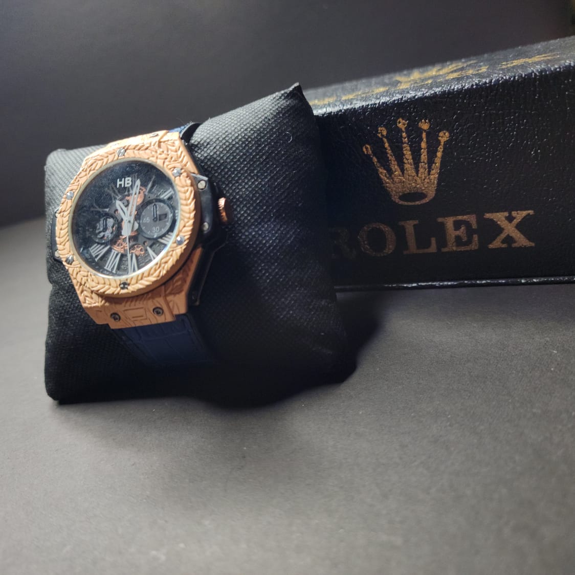 Hublot-Inspired Luxury Men's Watch – Chronograph Design