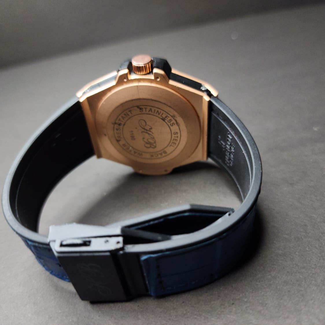 Hublot-Inspired Luxury Men's Watch – Chronograph Design