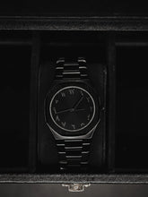Stainless Steel Black Aura Watch - Black Dial