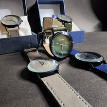 Minimalist Men's Analog Watch by Strike Collections – Stylish Leather Strap Timepiece