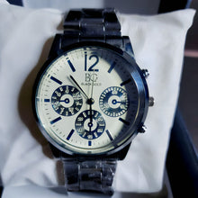 Men's Stainless Steel Watch – Elegant Metal Strap Timepiece