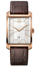 Calvin Klein Men's Rose Gold Homage Watch – Luxury Swiss Made Leather Strap Timepiece