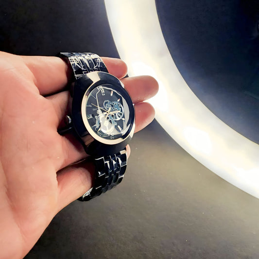 Luxury Skeleton Dial Homage Watch – Stainless Steel Automatic Style Inspired by Rado Diastar