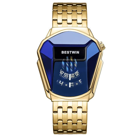 BESTWIN Futuristic Gold Watch –