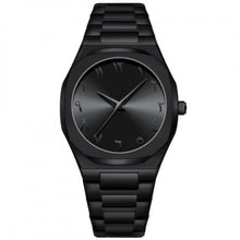 Stainless Steel Black Aura Watch - Black Dial