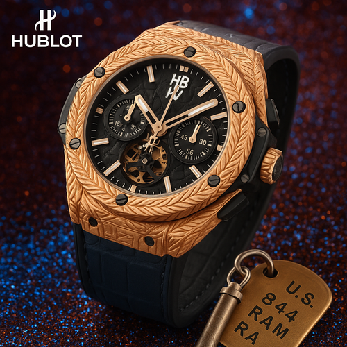 Hublot-Inspired Luxury Men's Watch – Chronograph Design