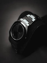 Stainless Steel Black Aura Watch - Black Dial