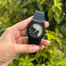 Aura Watch with Black and White dial- Fiber-